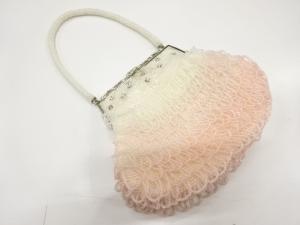 ビーズ　ハンドバッグ